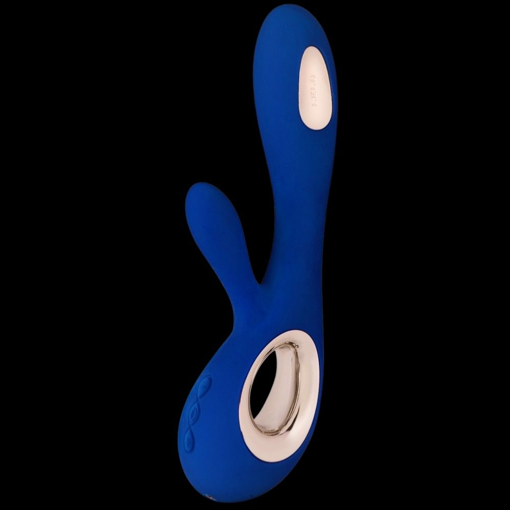Lelo Soraya Wave Dual-Action Rabbit Vibrator Midnight Blue