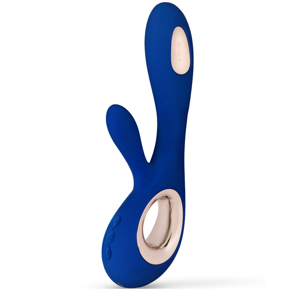 Lelo Soraya Wave Dual-Action Rabbit Vibrator Midnight Blue