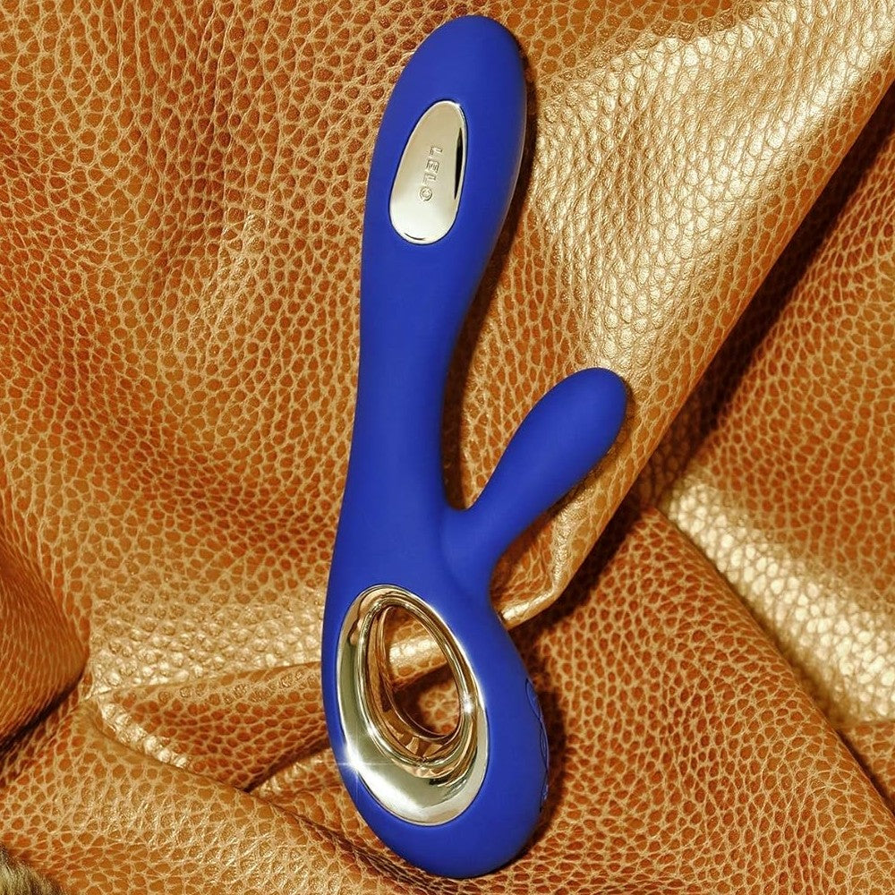 Lelo Soraya Wave Dual-Action Rabbit Vibrator Midnight Blue
