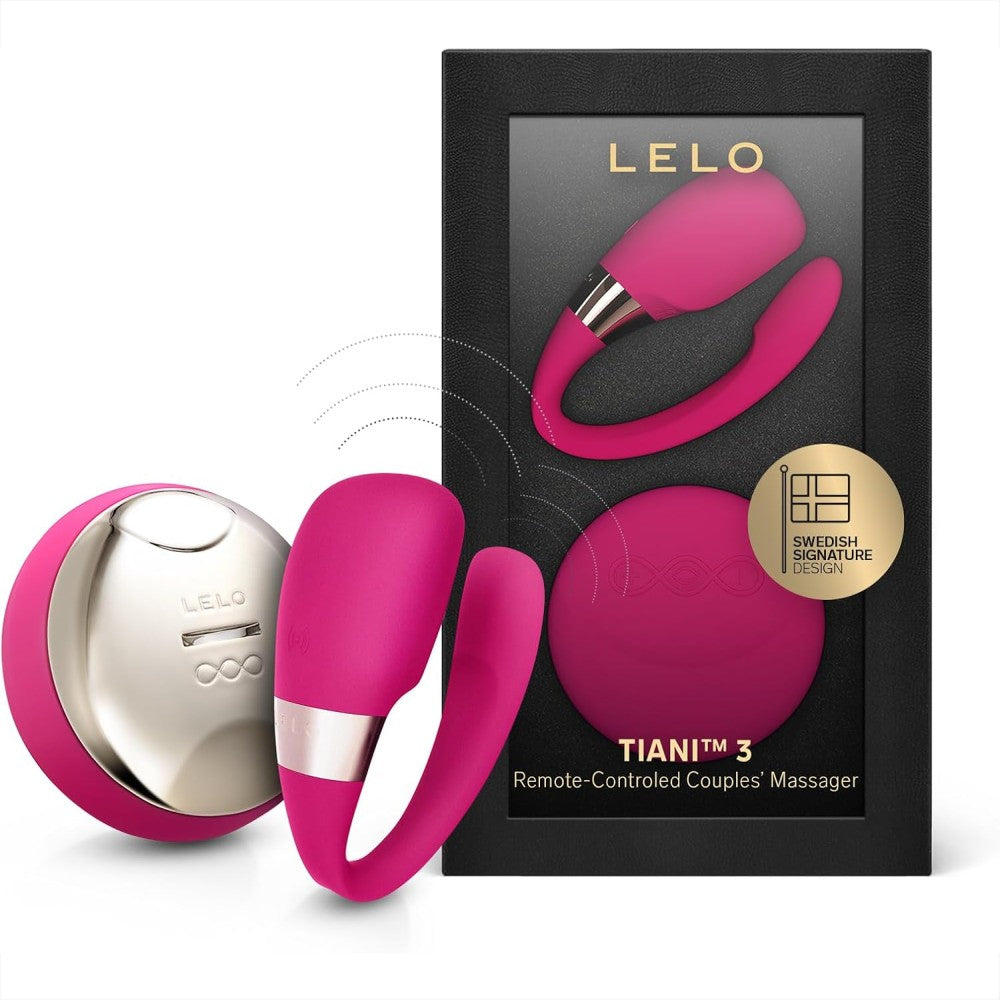 Lelo Tiani™ 3 Remote Controled Couples Massager Uzaktan Kumandalı Vibrator Cerise