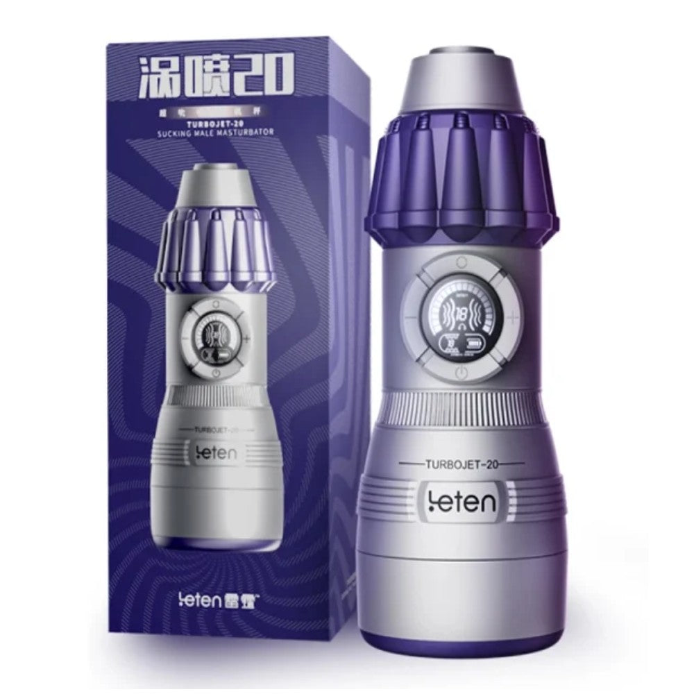 Leten Turbojet 20 Emiş Güçlü ve Titreşimli Masturbator
