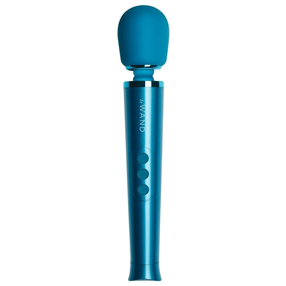 Le Wand Petite Rechargeable Vibrating Body Massager Masaj Wand Vibrator Blue