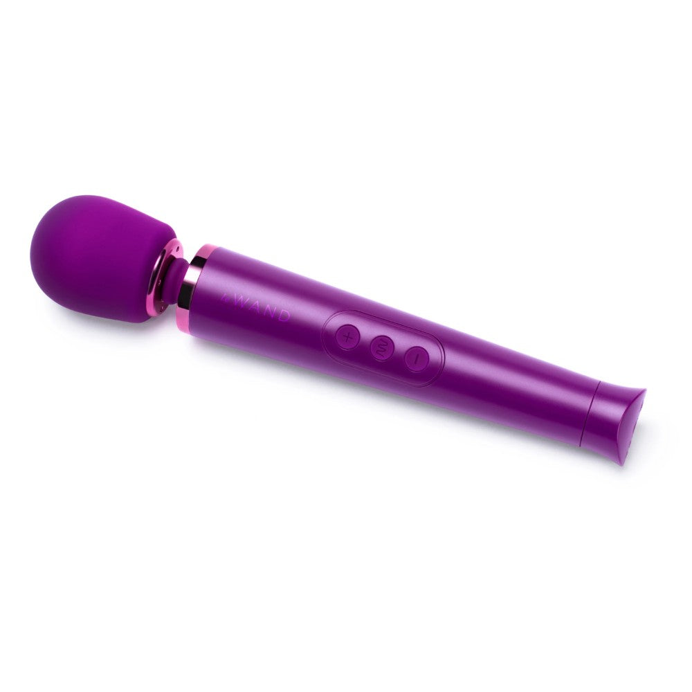 Le Wand Petite Rechargeable Vibrating Body Massager Masaj Wand Vibrator Cherry