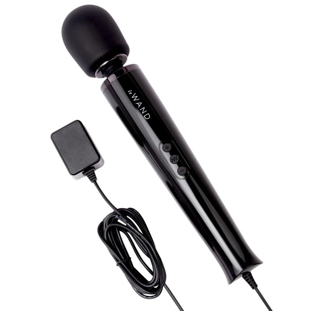 Le Wand Powerful Petite Plug İn Vibrating Massager Masaj Aleti Vibrator Black