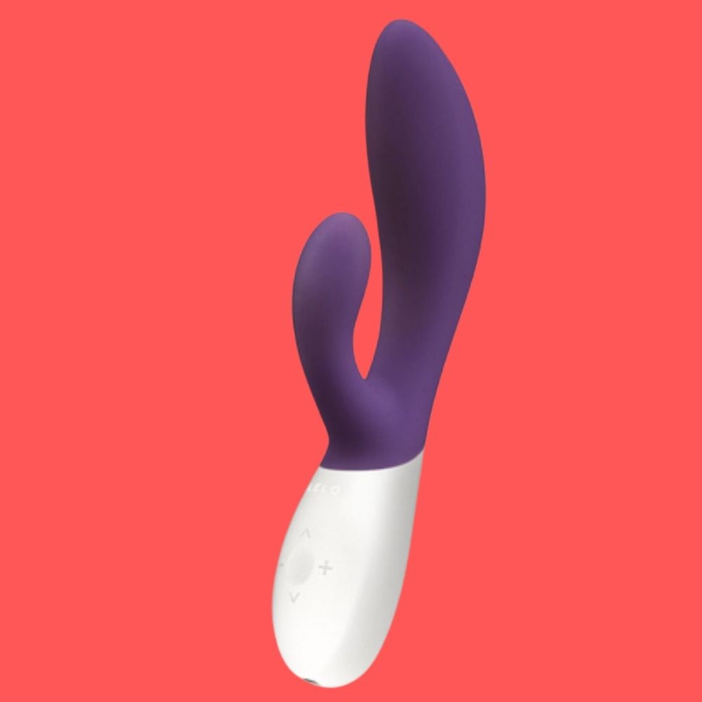 Lelo İna Wave Triple Action Massager Vibrator Plum