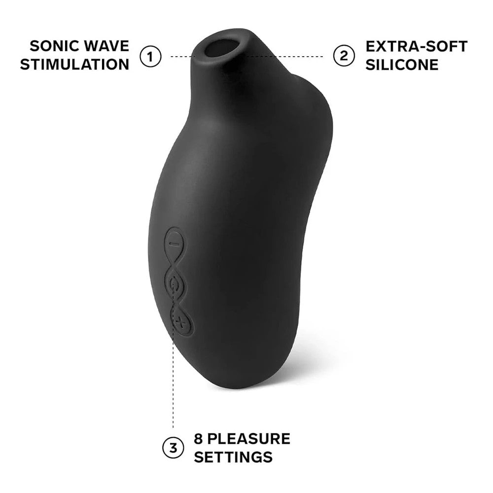 Lelo Sona Cruise Sonic Clitoral Massager Emiş Güçlü Vibrator Black