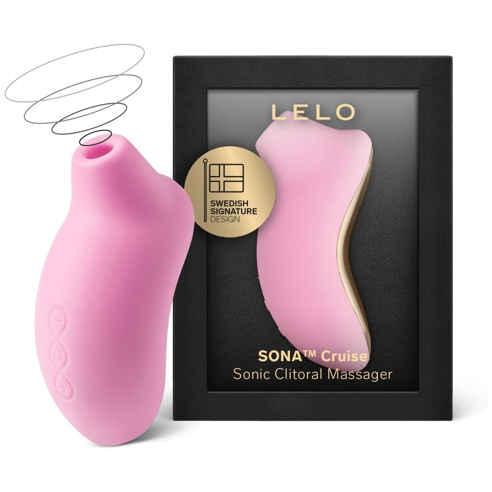 Lelo Sona Cruise Sonic Clitoral Massager Emiş Güçlü Vibrator Pink