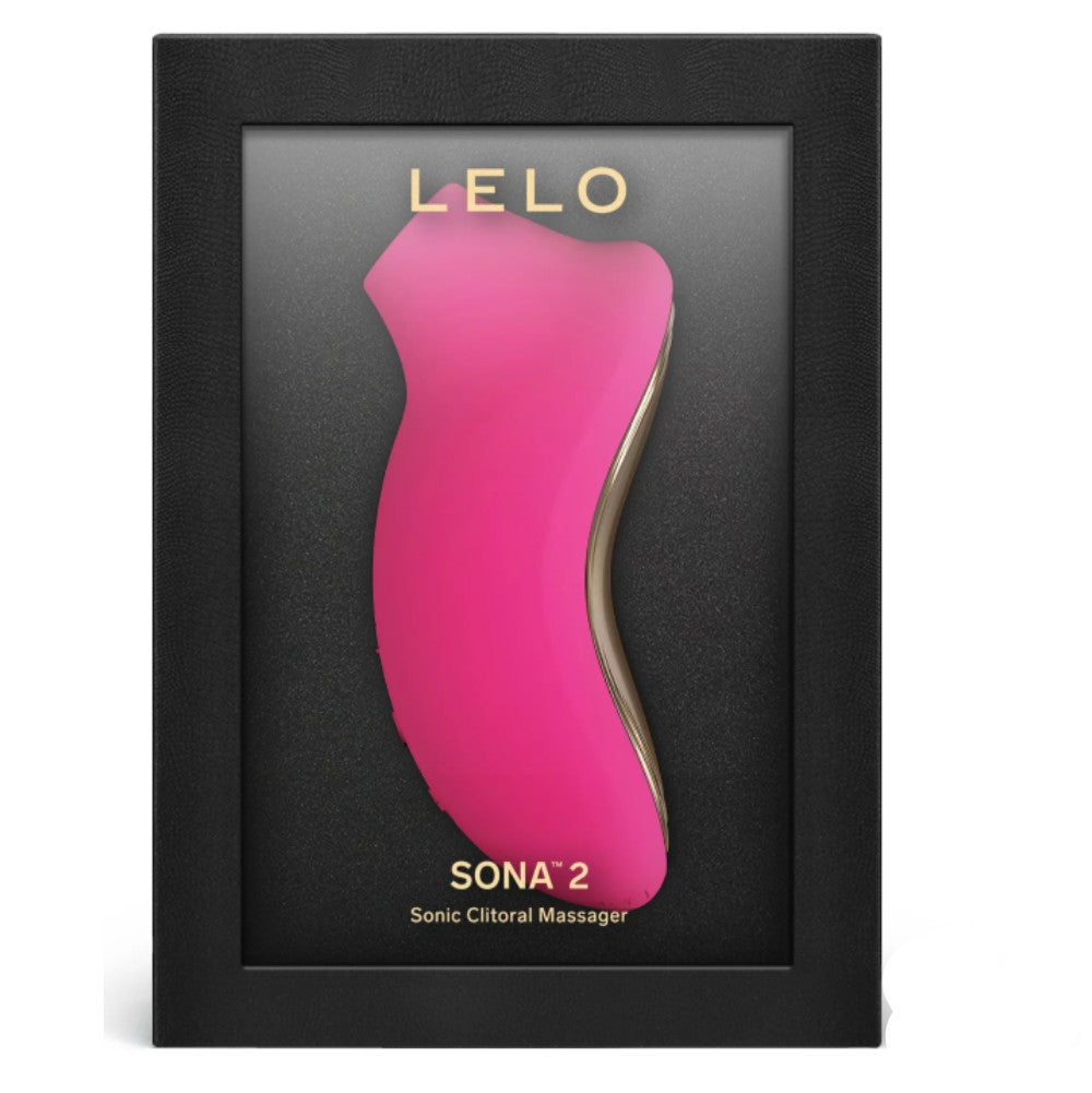Lelo Sona 2 Sonic Clitoral Massager Emiş Güçlü Vibrator Cerise