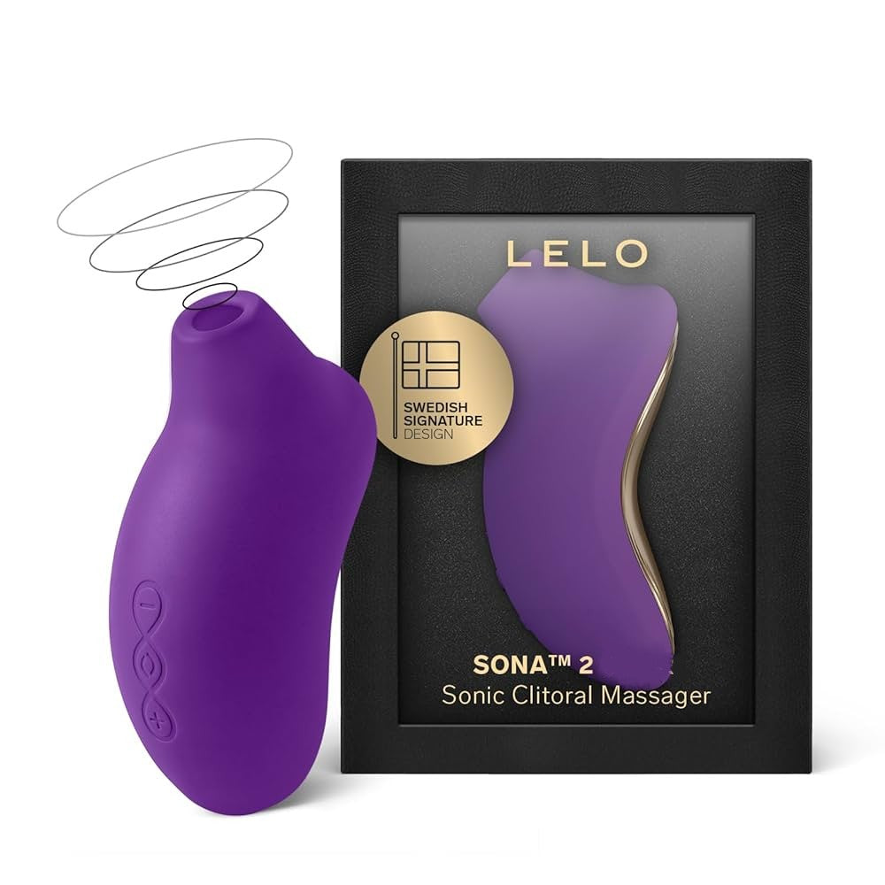 Lelo Sona 2 Sonic Clitoral Massager Emiş Güçlü Vibrator Purple