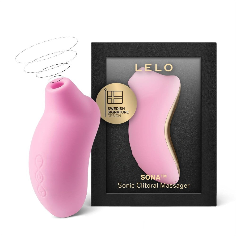 Lelo Sona Sonic Clitoral Massager Pink Emiş Güçlü Vibrator Pink