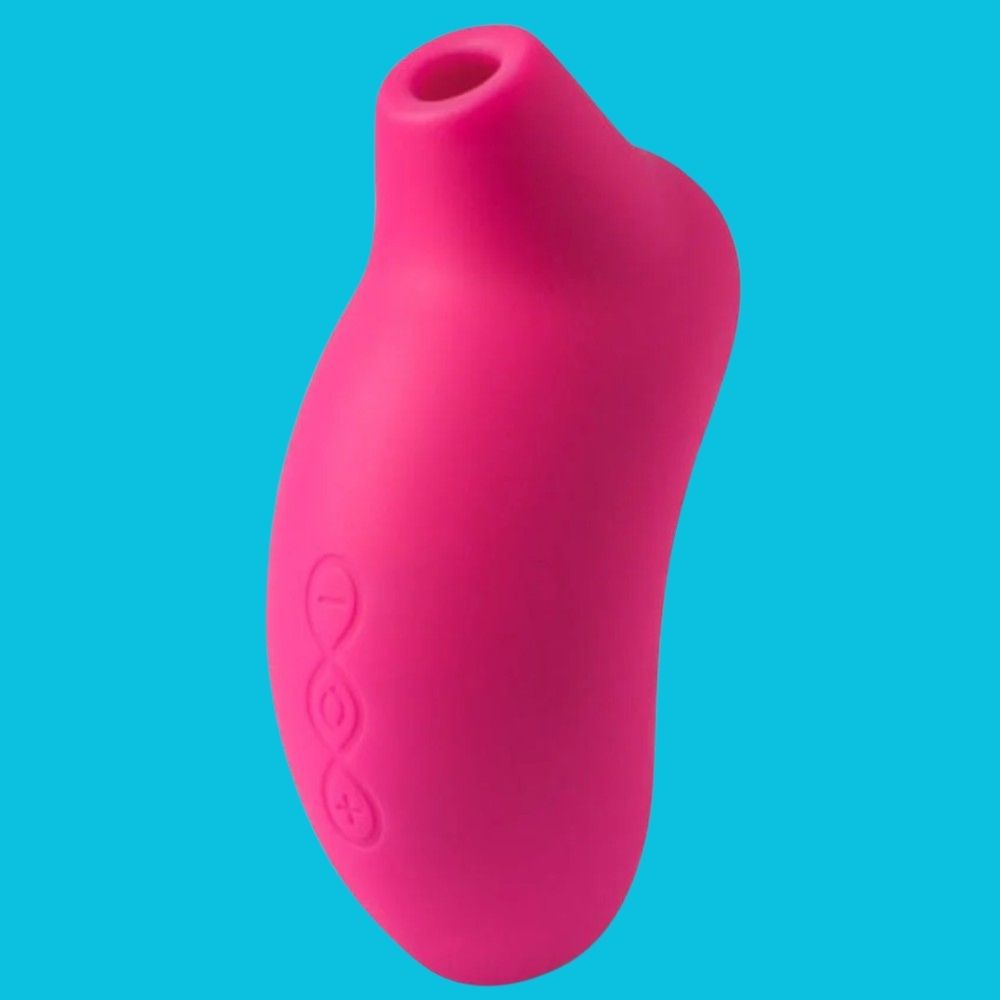 Lelo Sona Sonic Clitoral Massager Pink Emiş Güçlü Vibrator Cerise