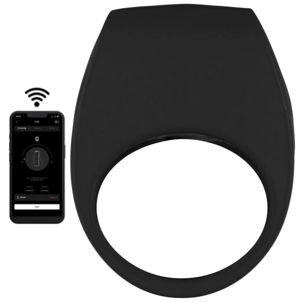 Lelo Tor 3 Vibrating Couples Ring Telefon Kontrollü Penis Halkası Black