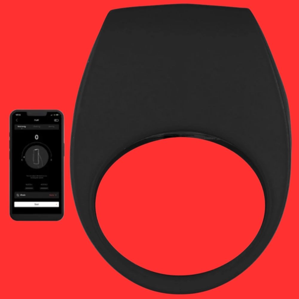 Lelo Tor 3 Vibrating Couples Ring Telefon Kontrollü Penis Halkası Black