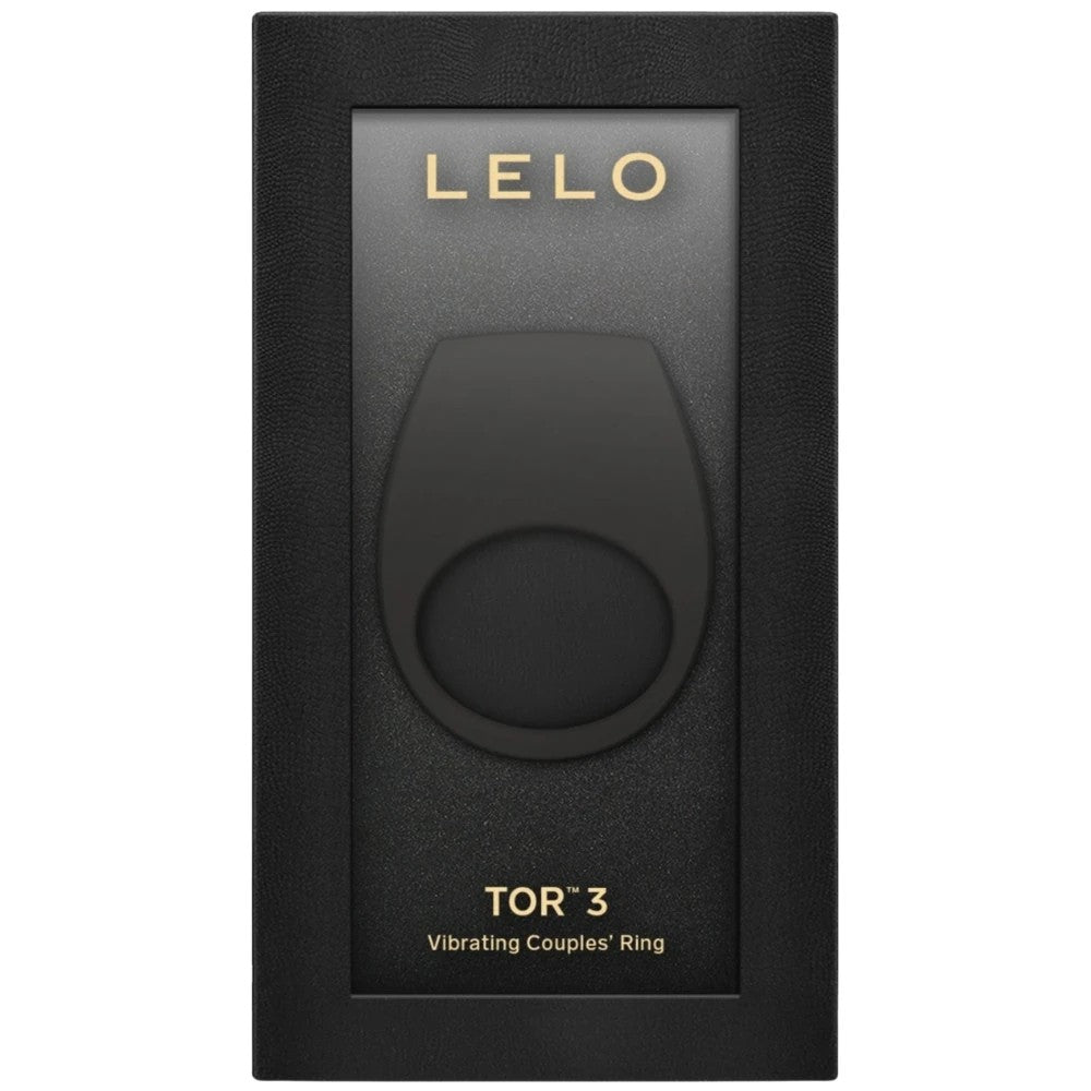 Lelo Tor 3 Vibrating Couples Ring Telefon Kontrollü Penis Halkası Black