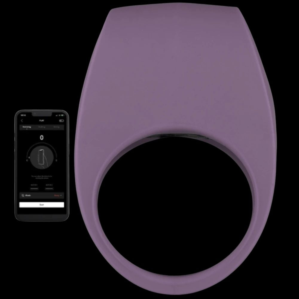 Lelo Tor 3 Vibrating Couples Ring Telefon Kontrollü Penis Halkası Violet Dusk