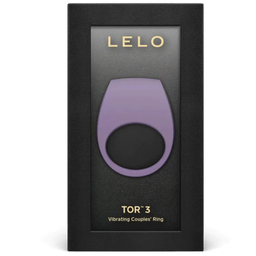 Lelo Tor 3 Vibrating Couples Ring Telefon Kontrollü Penis Halkası Violet Dusk