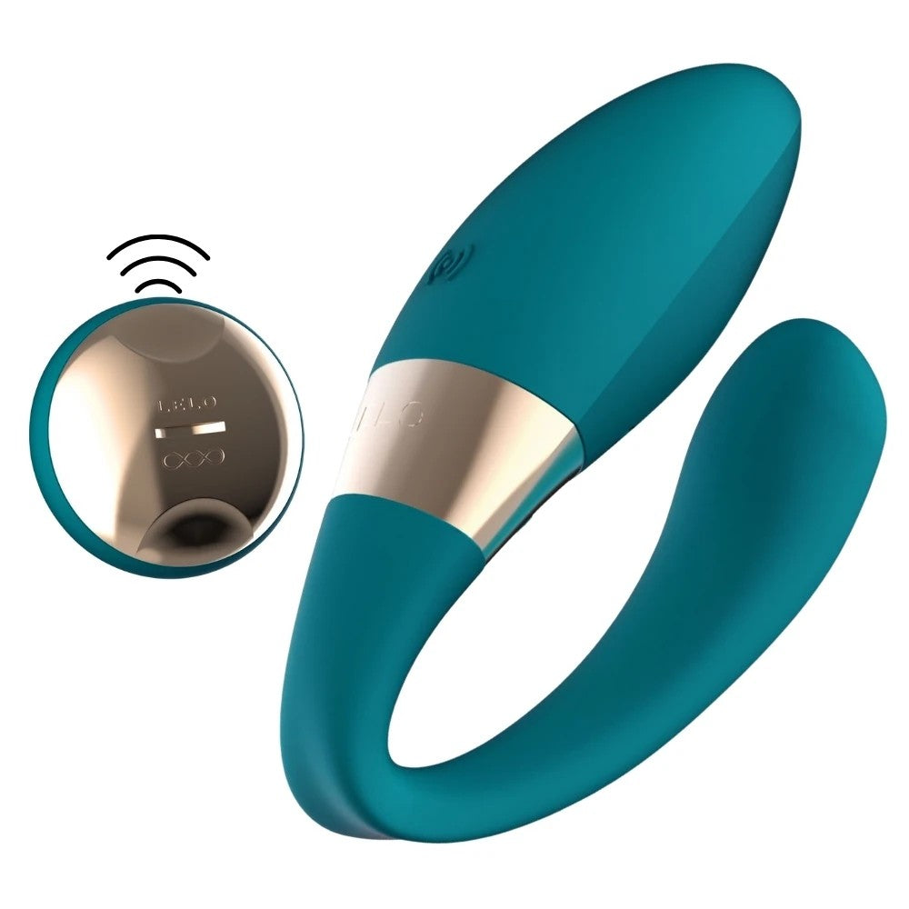 Lelo Tiani Duo Dual Action Couples Massager Uzaktan Kumandalı Vibrator Ocean Blue