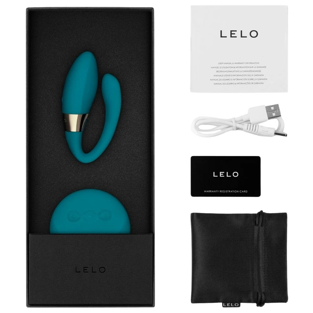 Lelo Tiani Duo Dual Action Couples Massager Uzaktan Kumandalı Vibrator Ocean Blue