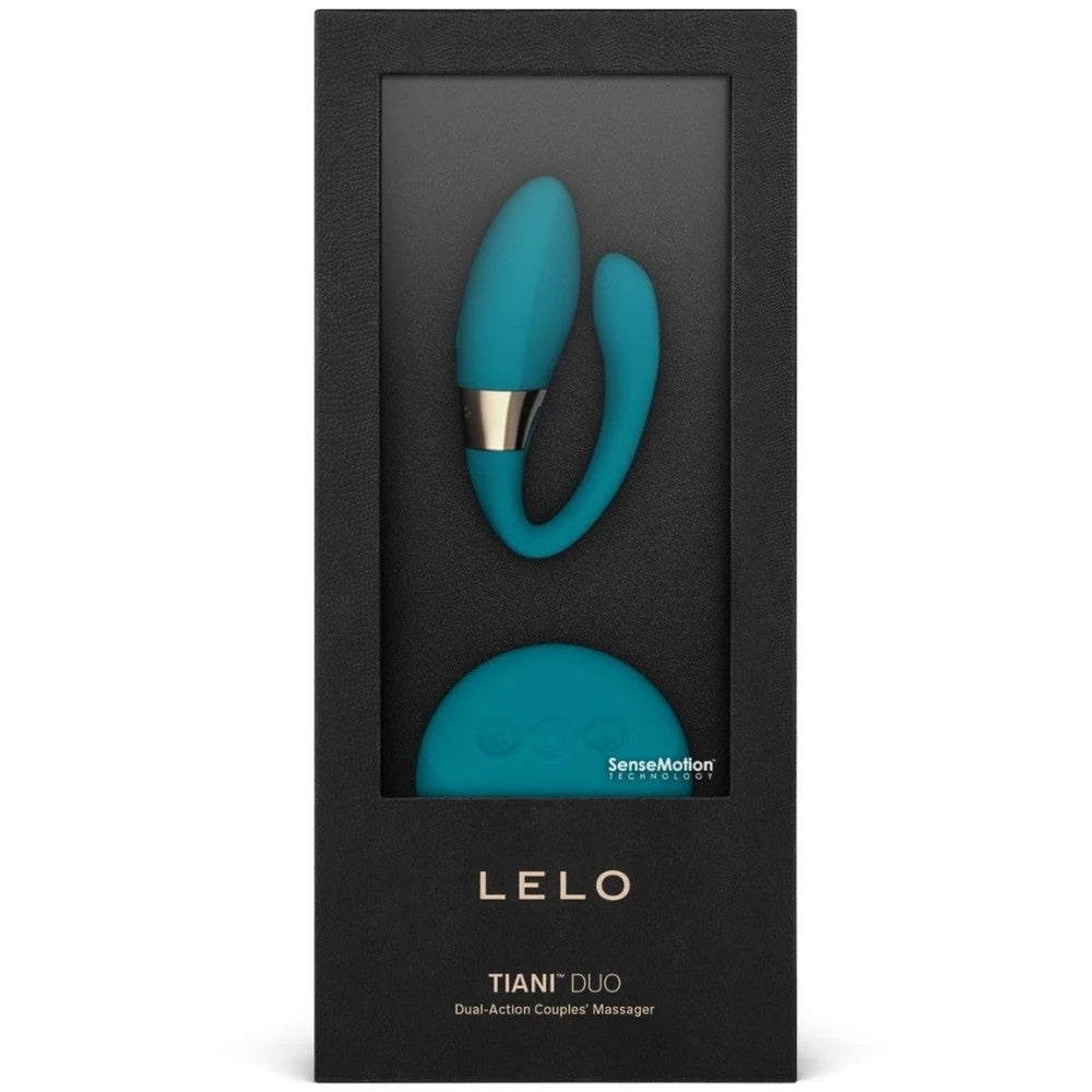 Lelo Tiani Duo Dual Action Couples Massager Uzaktan Kumandalı Vibrator Ocean Blue