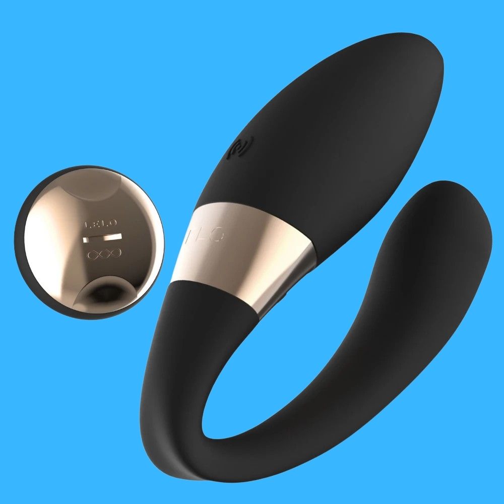 Lelo Tiani Duo Dual Action Couples Massager Uzaktan Kumandalı Vibrator Black