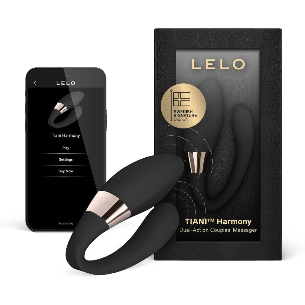 Lelo Tiani Harmony Dual Action Couples Massager Telefon Kontrollü Vibrator Black