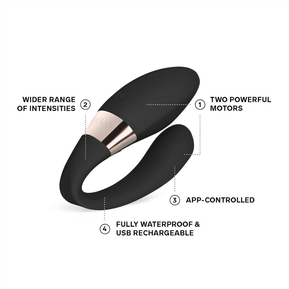 Lelo Tiani Harmony Dual Action Couples Massager Telefon Kontrollü Vibrator Black