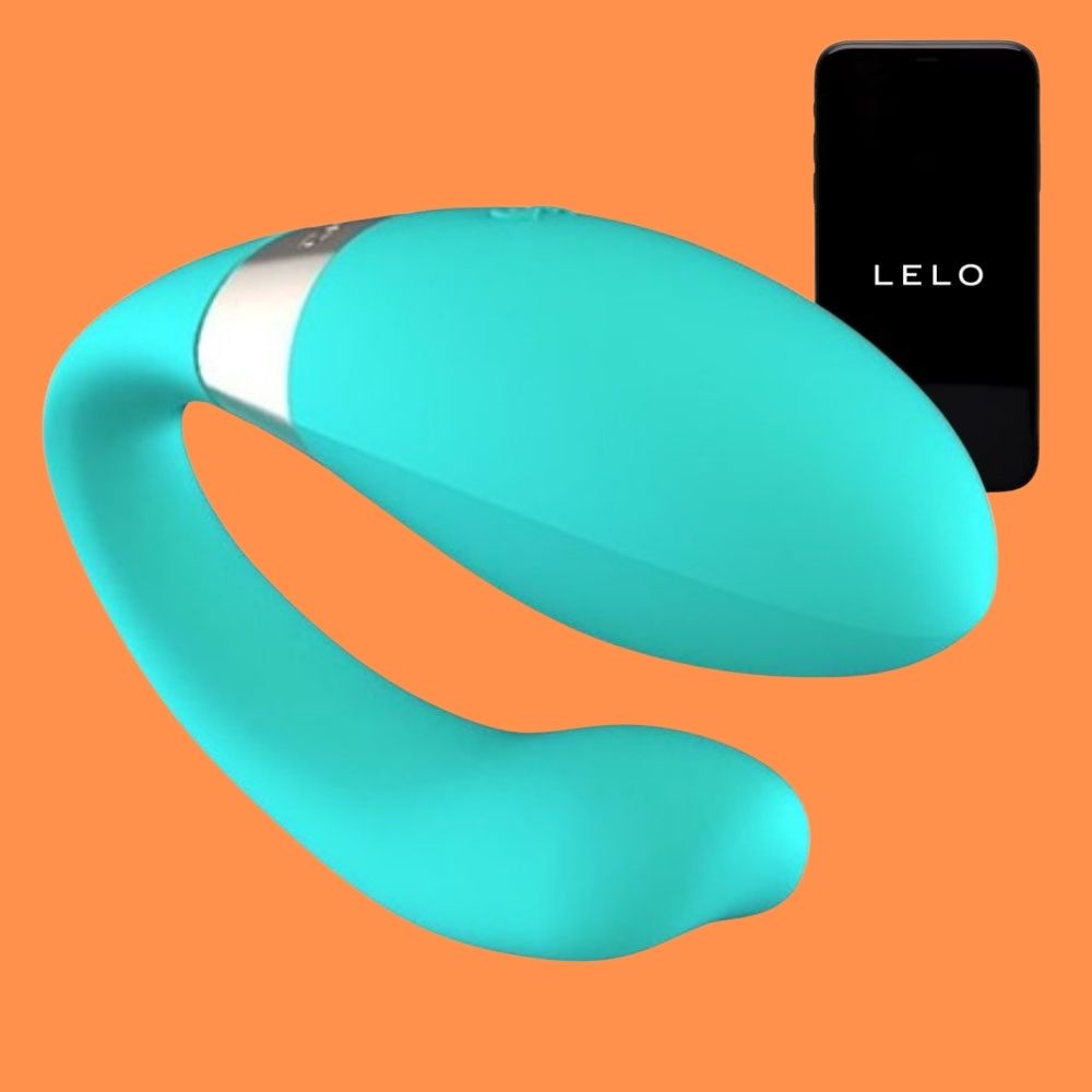 Lelo Tiani Harmony Dual Action Couples Massager Telefon Kontrollü Vibrator Aqua