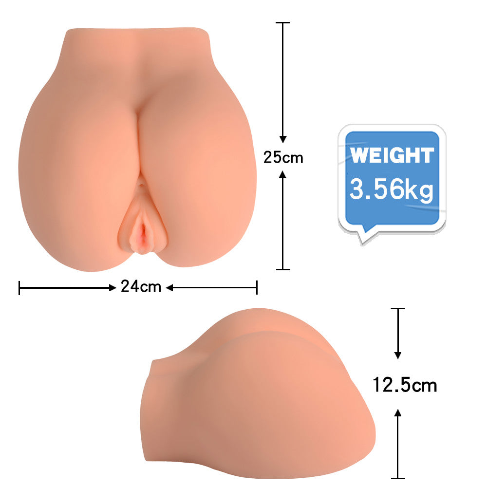 Xise Joshua Red Plum Solid Silicone Hip Pussy Çift Taraflı Realistik Kalça XS-MA50003