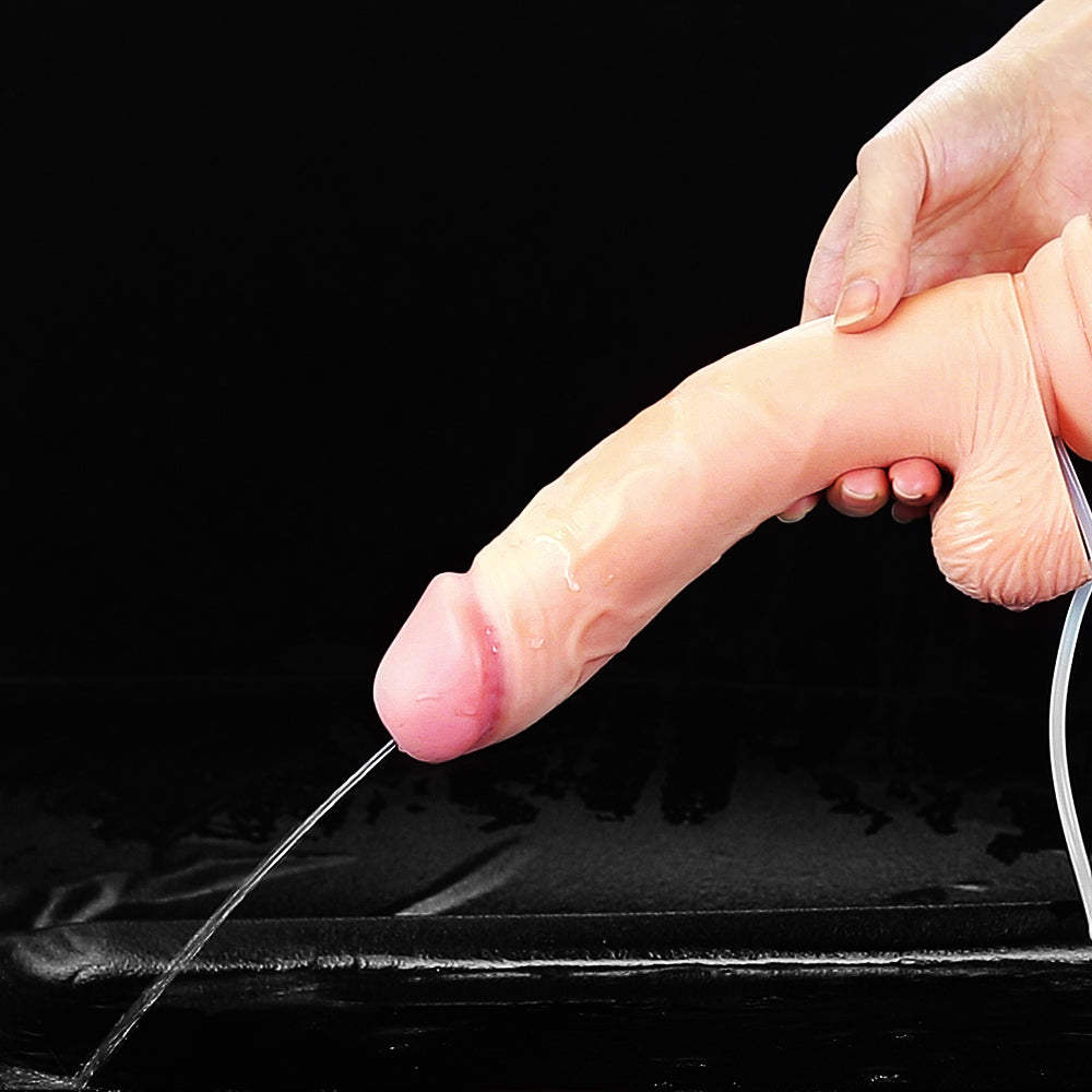 Lovetoy Soft Ejaculation 23 cm Cock With Ball Dildo Boşalabilir Penis LV316003