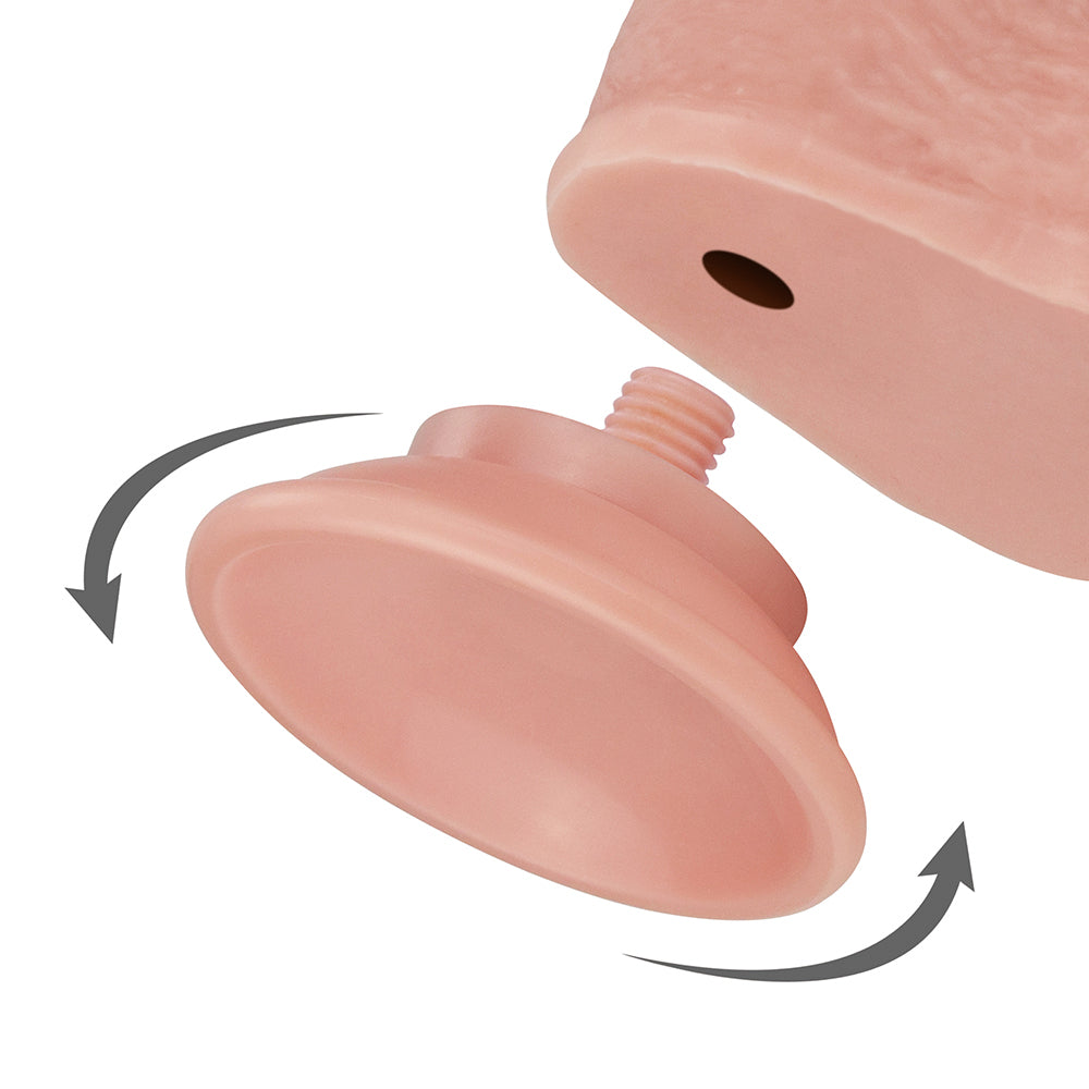 Lovetoy Sliding-Skin Dual Layered Dildo Deri Penetrasyon 18 cm Realistik Penis LV317001