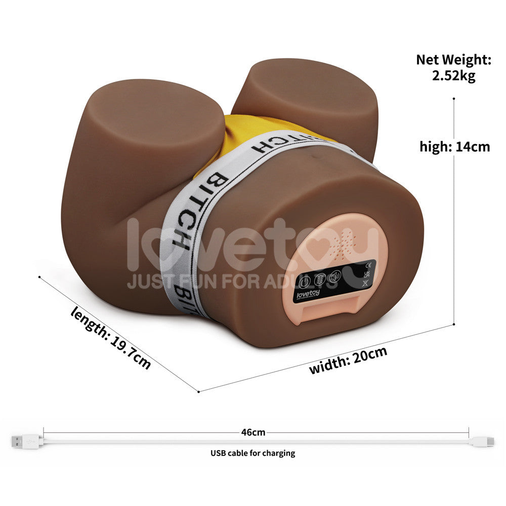 Lovetoy Streetgirl's Sensation Pulse (Black) Emiş Güçlü Realistik Kalça LV352211