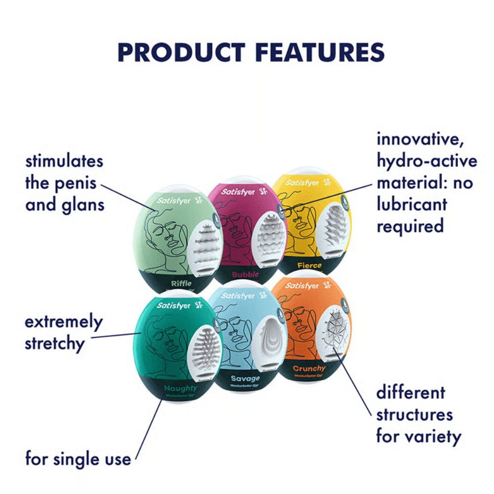Satisfyer 6-piece Egg Set Masturbator