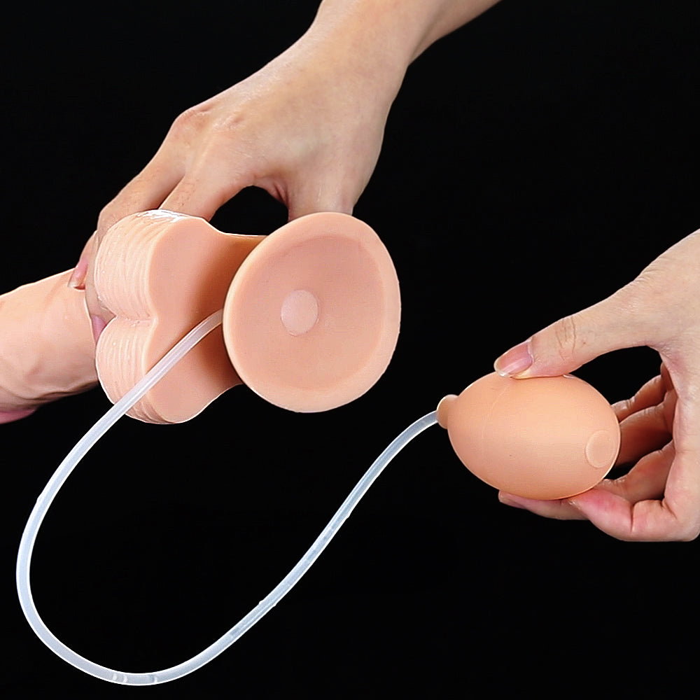 Lovetoy Soft Ejaculation 23 cm Cock With Ball Dildo Boşalabilir Penis LV316003