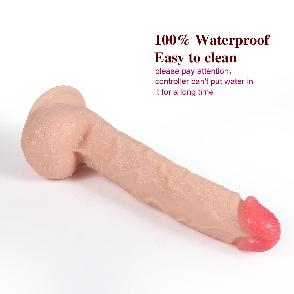 Shequ Jeff Swaying Hareketli Dönebilen 23 cm Realistik Vibratör SQ-T10013