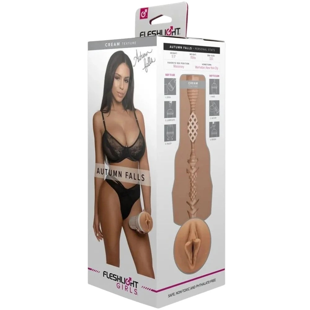 Fleshlight Girls Autumn Falls Cream Realistik Vajina Masturbator