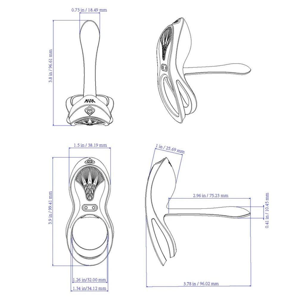 Zalo Bayek Wearable Vibrator Titreşimli Penis Halkası