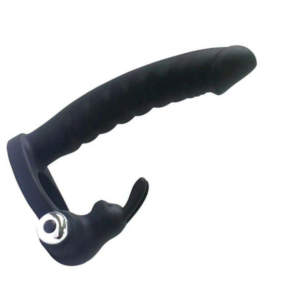 Trinity Fun Lovers Evil Teaser Double Klitoris Anal Vibrator Black