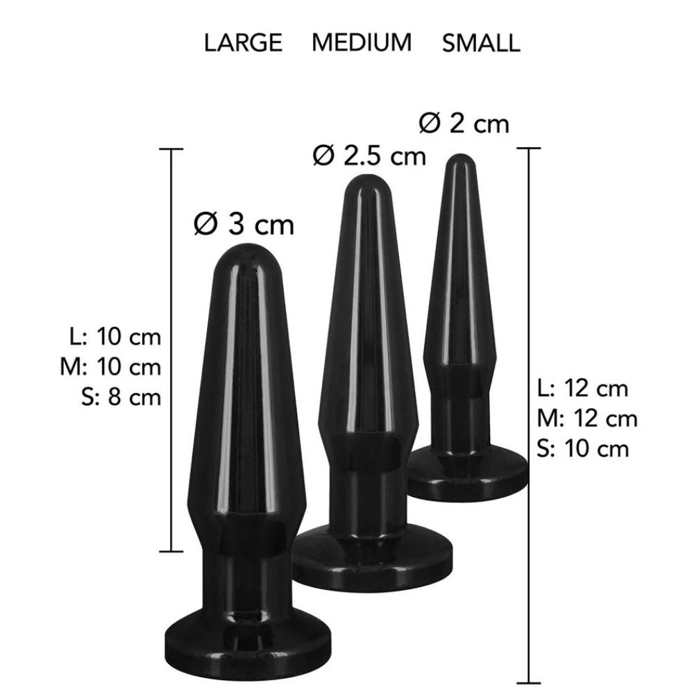 ToyJoy Anal Play Best Buddies Anal Alıştırıcı Set Black