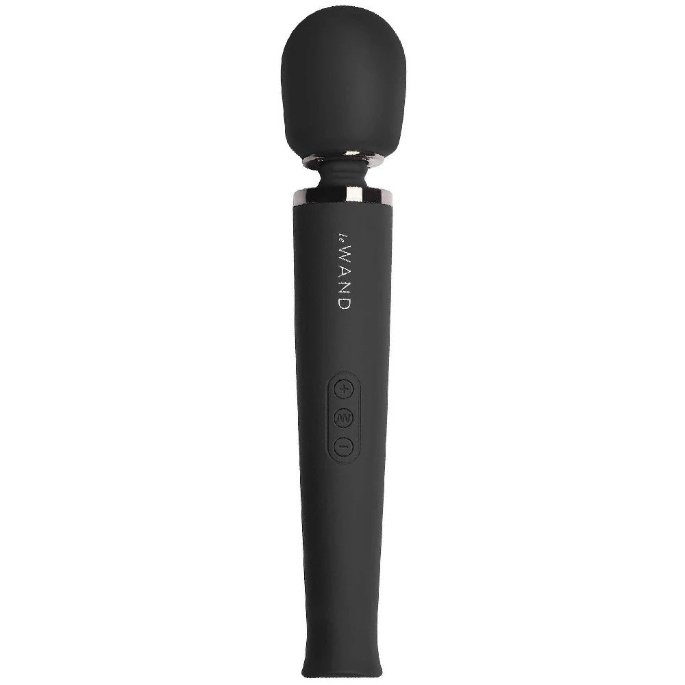 Le Wand Rechargeable Body Massager Masaj Wand Vibrator Black