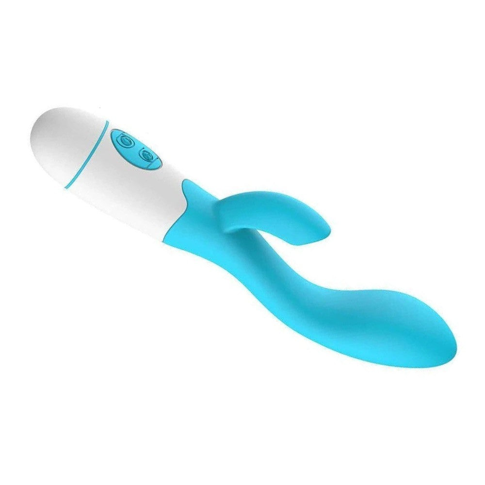 Berius Curve 30 Modlu Şarjlı G-spot Rabbit Vibrator Blue