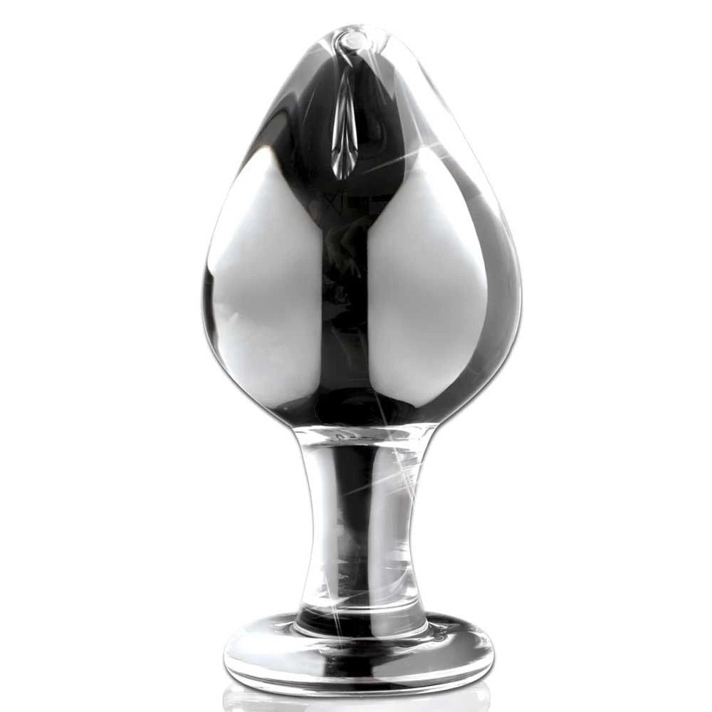 ToyJoy Glass Worxx Brilliant Star Anal Plug Cam Dildo