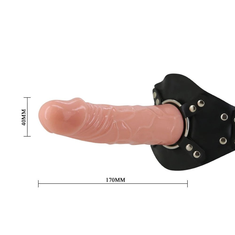 Baile Flirting Strapon 17 cm Bacak Bağlantı Strapon Kemerli Penis