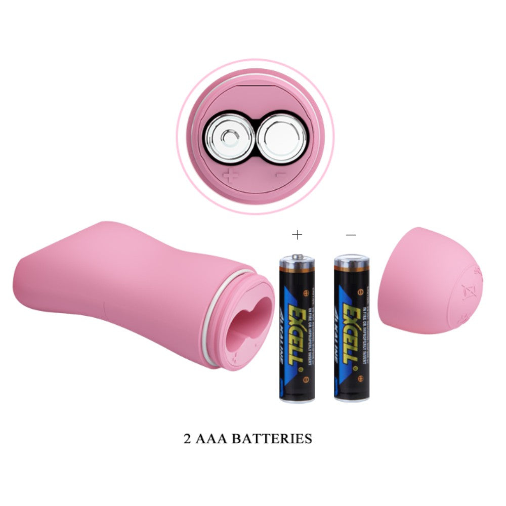 Baile Titreşimli Elektro Şoklu Meme Ucu Vibratörü Pembe BI-014648