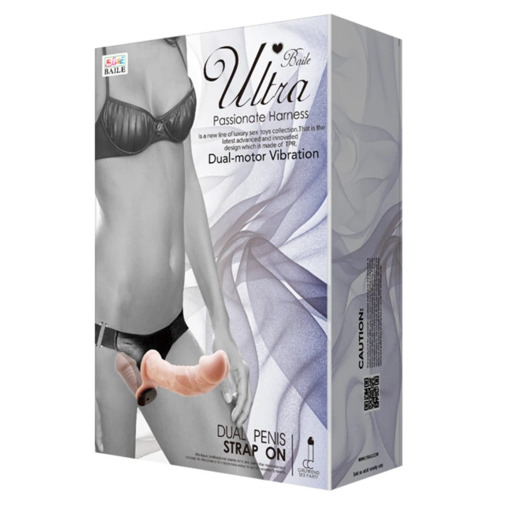Baile Ultra Passionate Biseksüel Dual Penis Strap On BW-022060