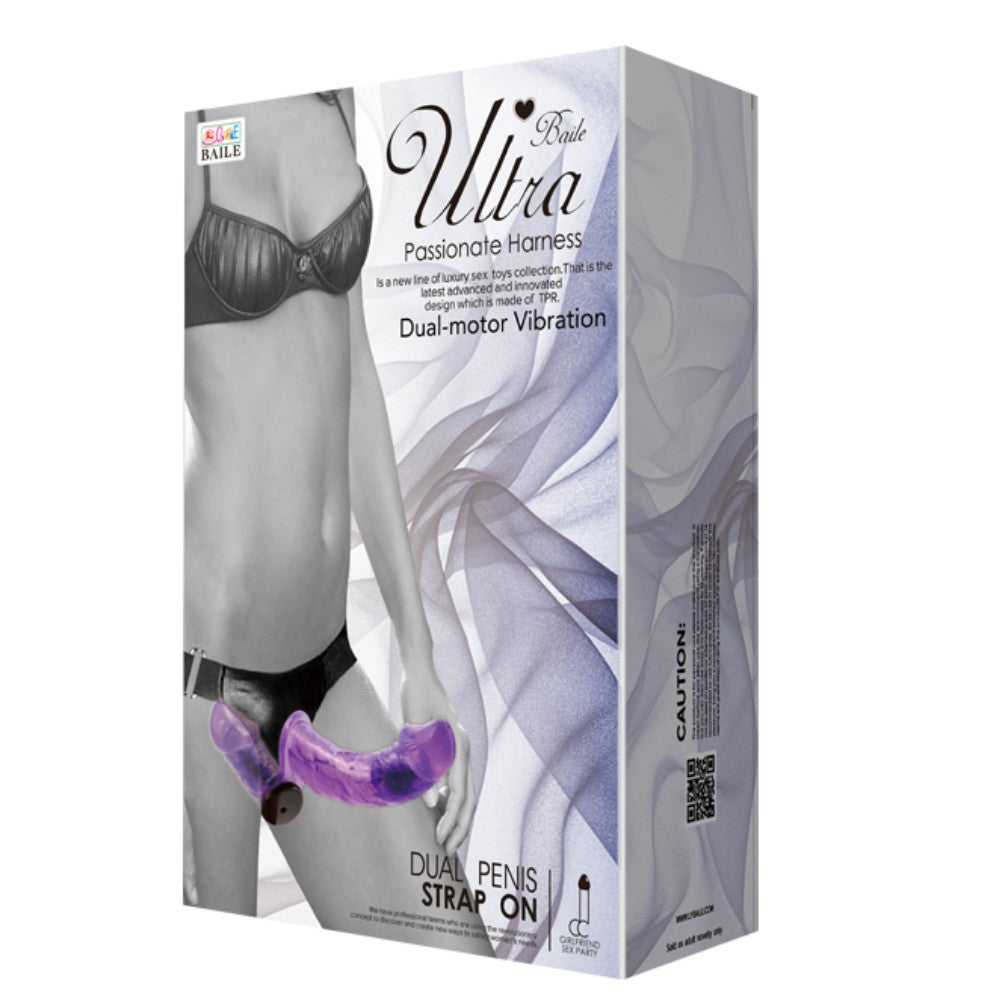 Baile Ultra Passionate Biseksüel Jel Penis Strap On BW-022060-1