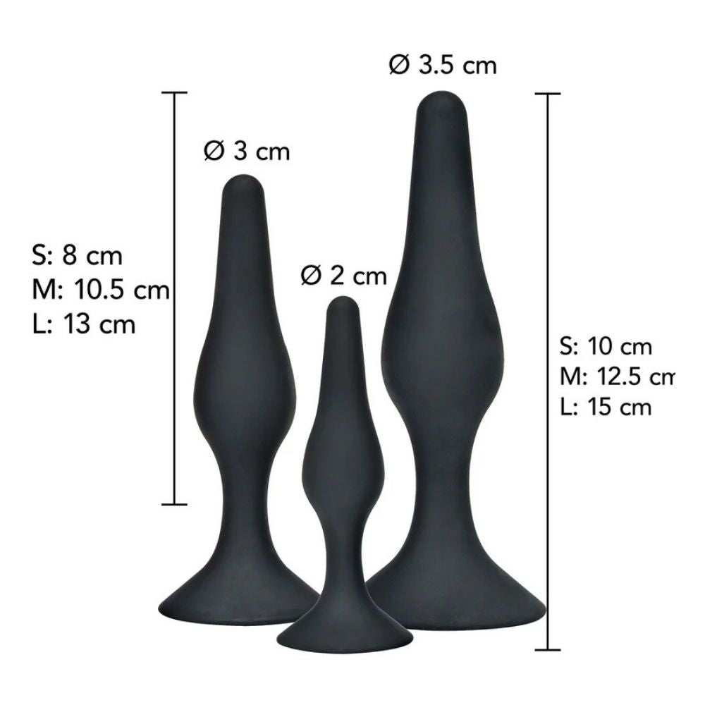 ToyJoy Anal Play Curvy Companions Kit 3 Pcs Set