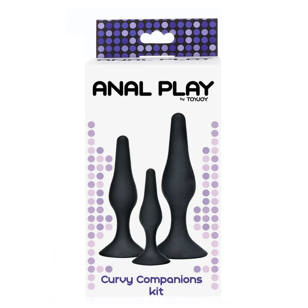 ToyJoy Anal Play Curvy Companions Kit 3 Pcs Set
