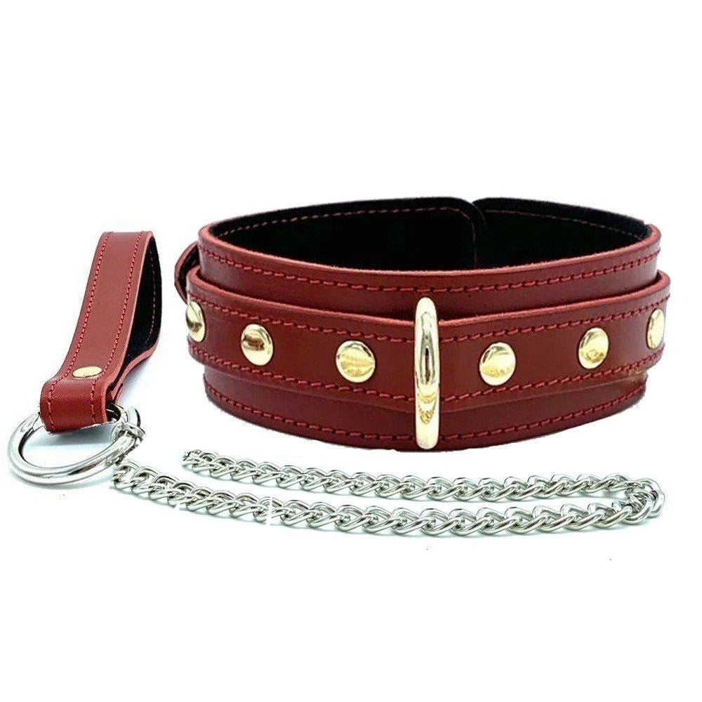 Fetish Love Game Fantasy Series Collar Fetish Boyun Tasması Red