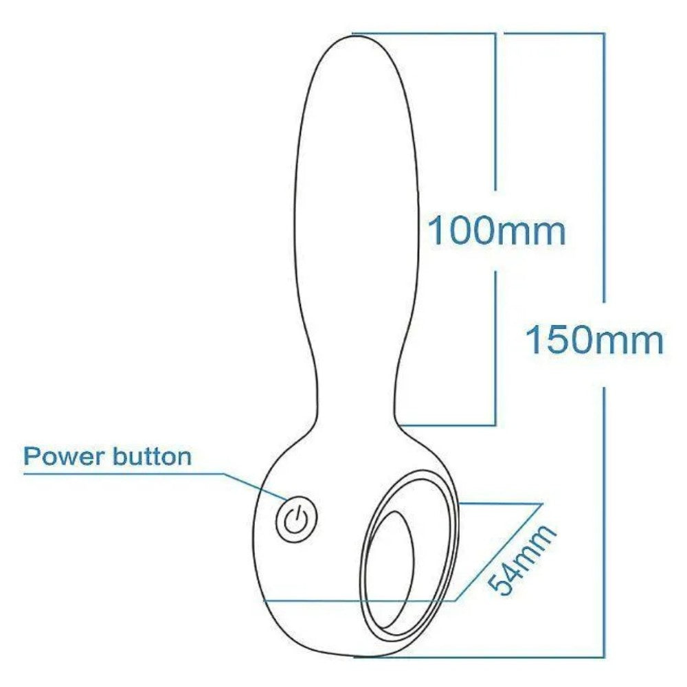 Dylon Uzaktan Kumandalı Anal ve Vajinal Vibratör