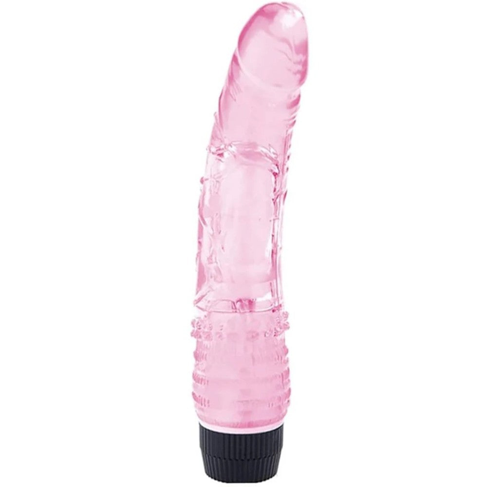 Jellies Dildo Vibes Multispeed Vibrator Titreşimli Penis Pink